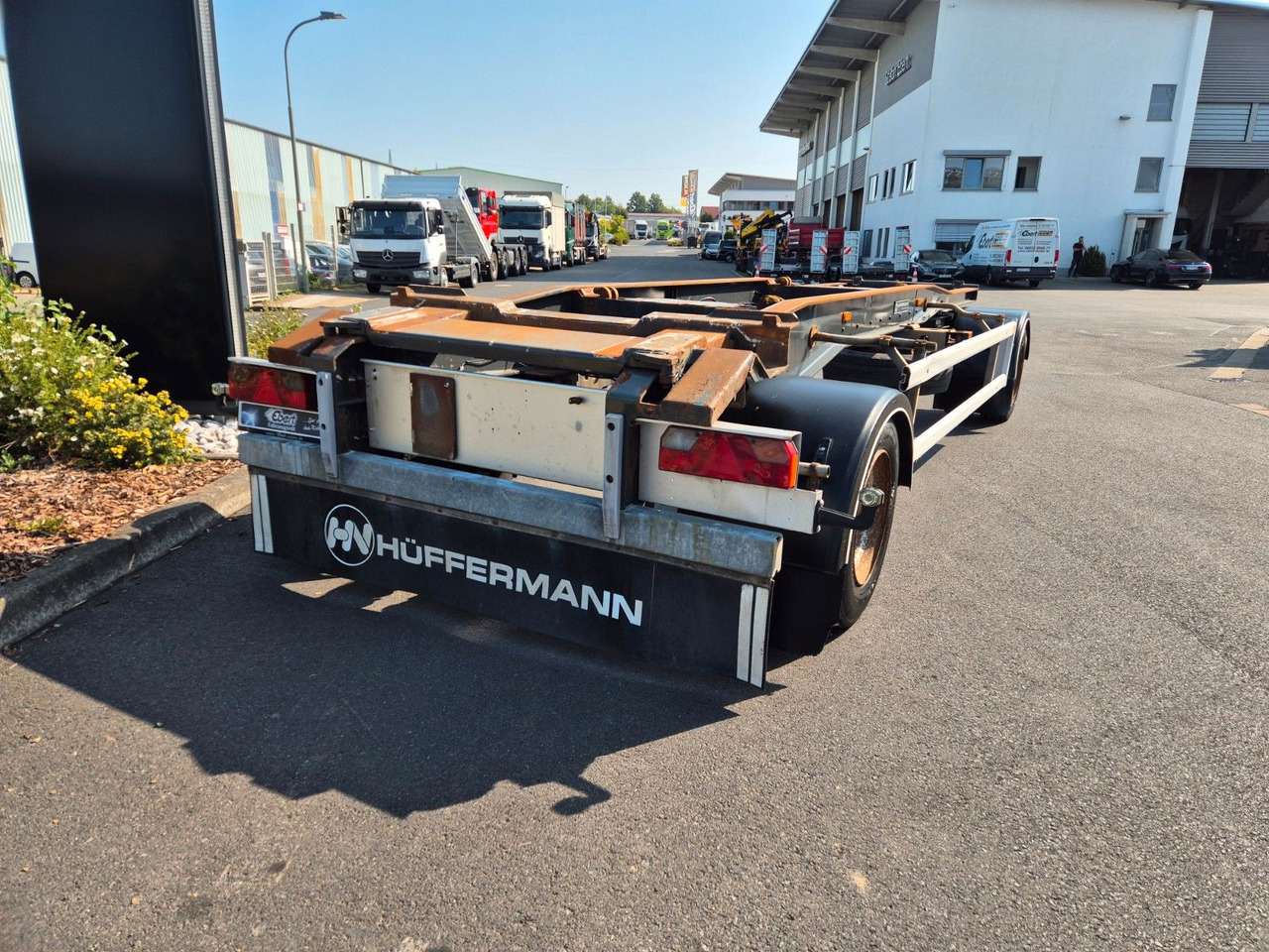 Hüffermann HSA 18.70 P BPW 14.582kg Nutzlast - Chassi trailer: bild 2 Hüffermann HSA 18.70 P BPW 14.582kg Nutzlast - Chassi trailer: bild 2