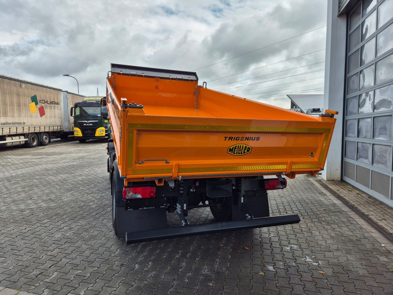 Tippbil lastbil Iveco Eurocargo ML180E32K 4x2 Meiller AHK: bild 25