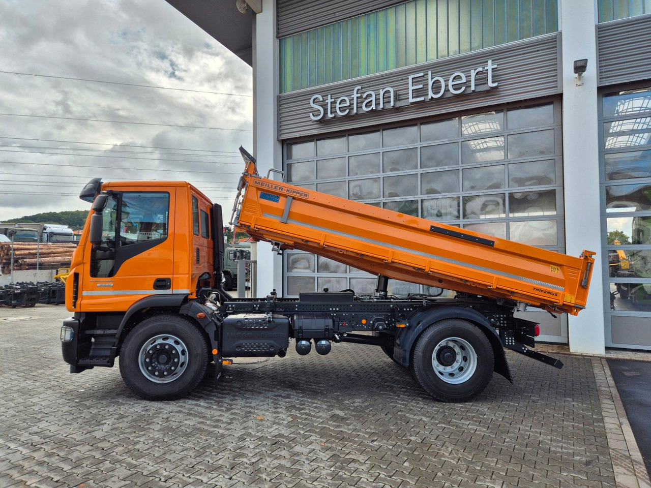 Tippbil lastbil Iveco Eurocargo ML180E32K 4x2 Meiller AHK: bild 6