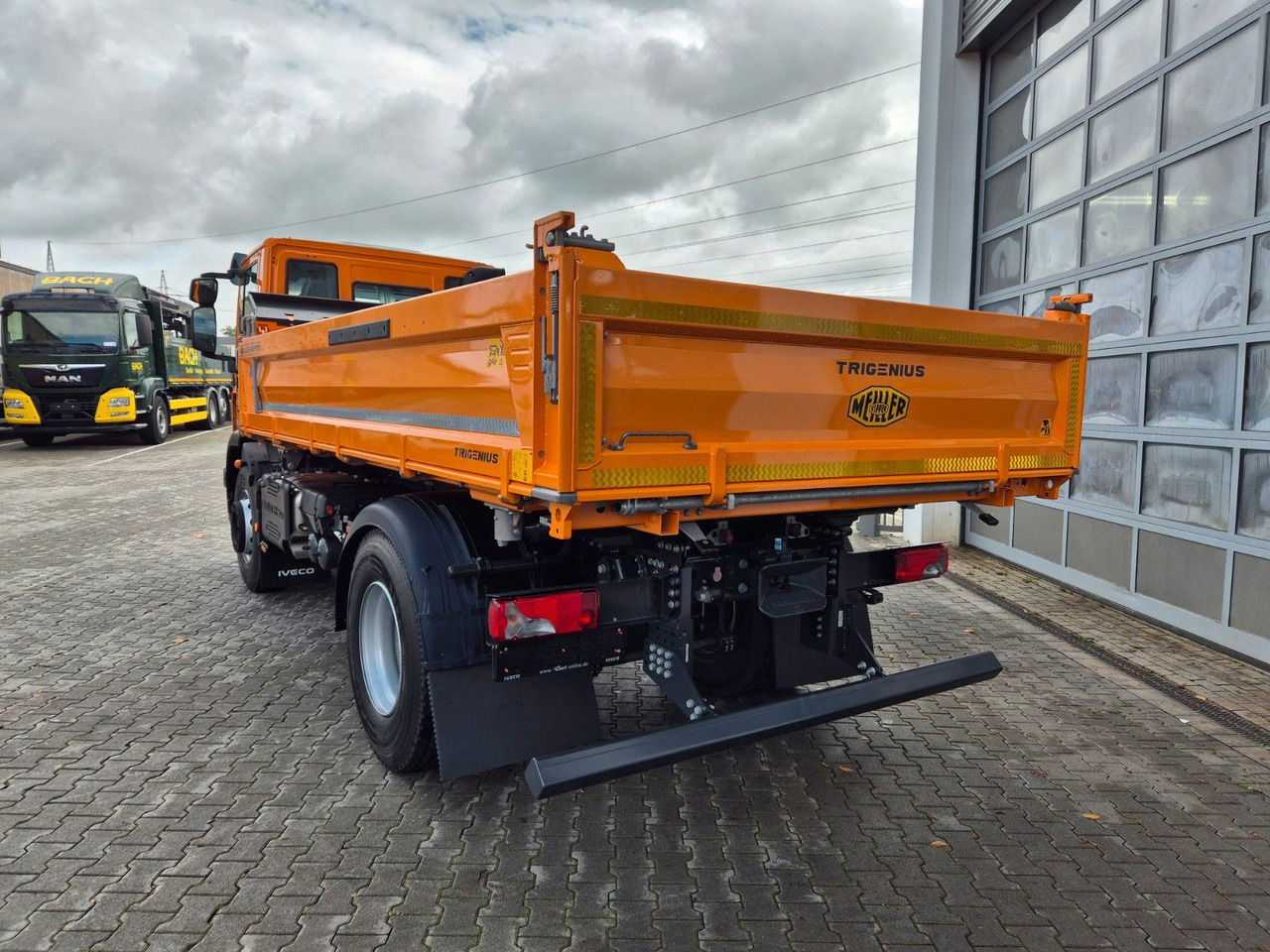 Tippbil lastbil Iveco Eurocargo ML180E32K 4x2 Meiller AHK: bild 8