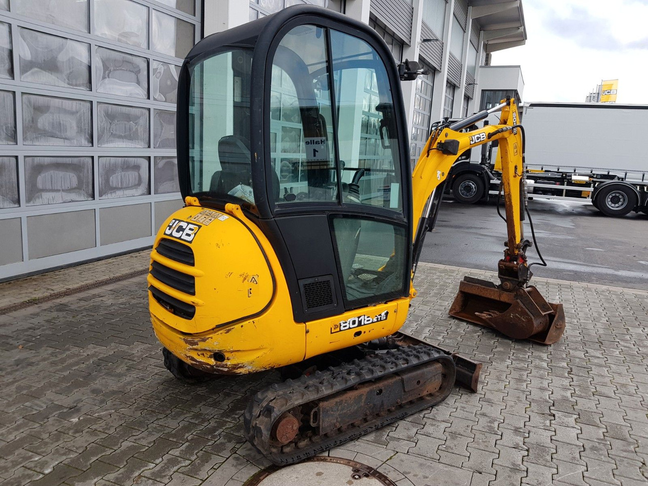 JCB 8018 / 3.420h / hydrl. Grabenräumer / Tieflöffel - Minigrävmaskin: bild 3 JCB 8018 / 3.420h / hydrl. Grabenräumer / Tieflöffel - Minigrävmaskin: bild 3