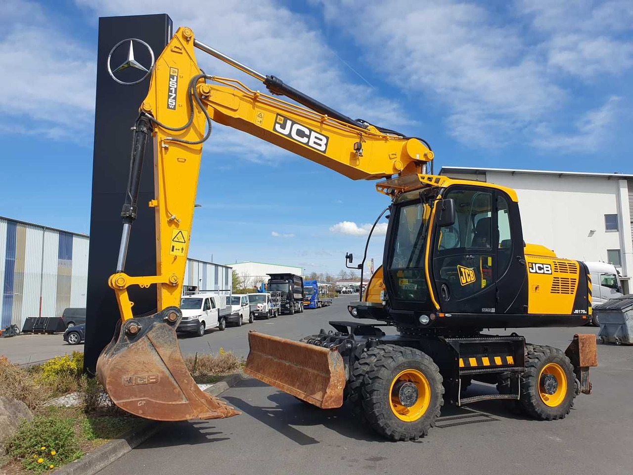 JCB JS 175 W / 2024 / nur 622h! / 1x Tieflöffel - Grävmaskin på däck: bild 1 JCB JS 175 W / 2024 / nur 622h! / 1x Tieflöffel - Grävmaskin på däck: bild 1