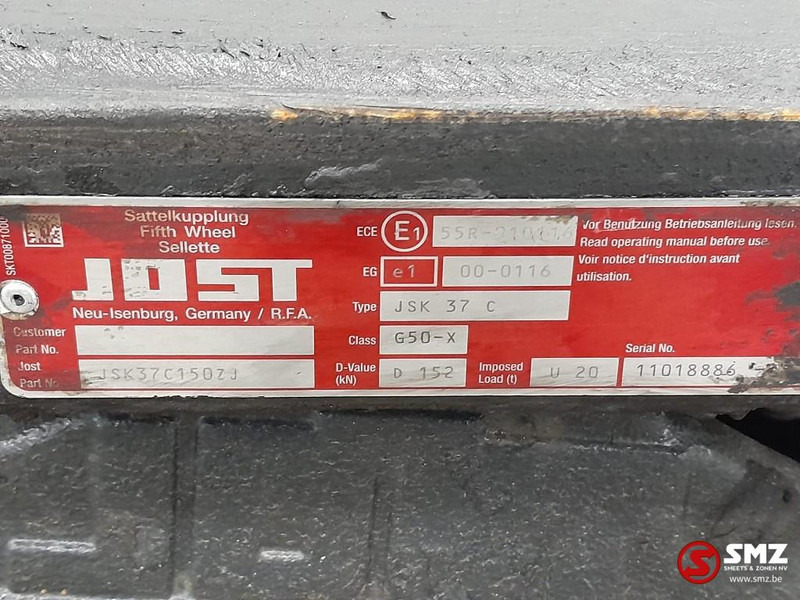 Jost Occ koppelschotel + montageplaat JSK37C JOST - Vändskivekoppling för Lastbil: bild 5 Jost Occ koppelschotel + montageplaat JSK37C JOST - Vändskivekoppling för Lastbil: bild 5