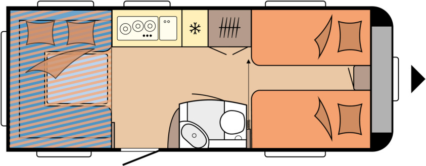 DE LUXE 515 UHL - Husvagn: bild 1 DE LUXE 515 UHL - Husvagn: bild 1