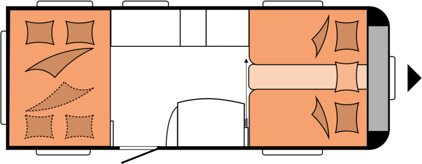 DE LUXE 515 UHL - Husvagn: bild 2 DE LUXE 515 UHL - Husvagn: bild 2