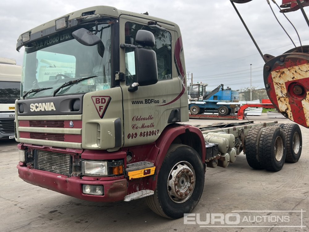 1998 Scania 6x4 Chassis Cab, Manual Gearbox (Engine Fault) (Mileage CANNOT be verified) - Chassi lastbil: bild 1 1998 Scania 6x4 Chassis Cab, Manual Gearbox (Engine Fault) (Mileage CANNOT be verified) - Chassi lastbil: bild 1