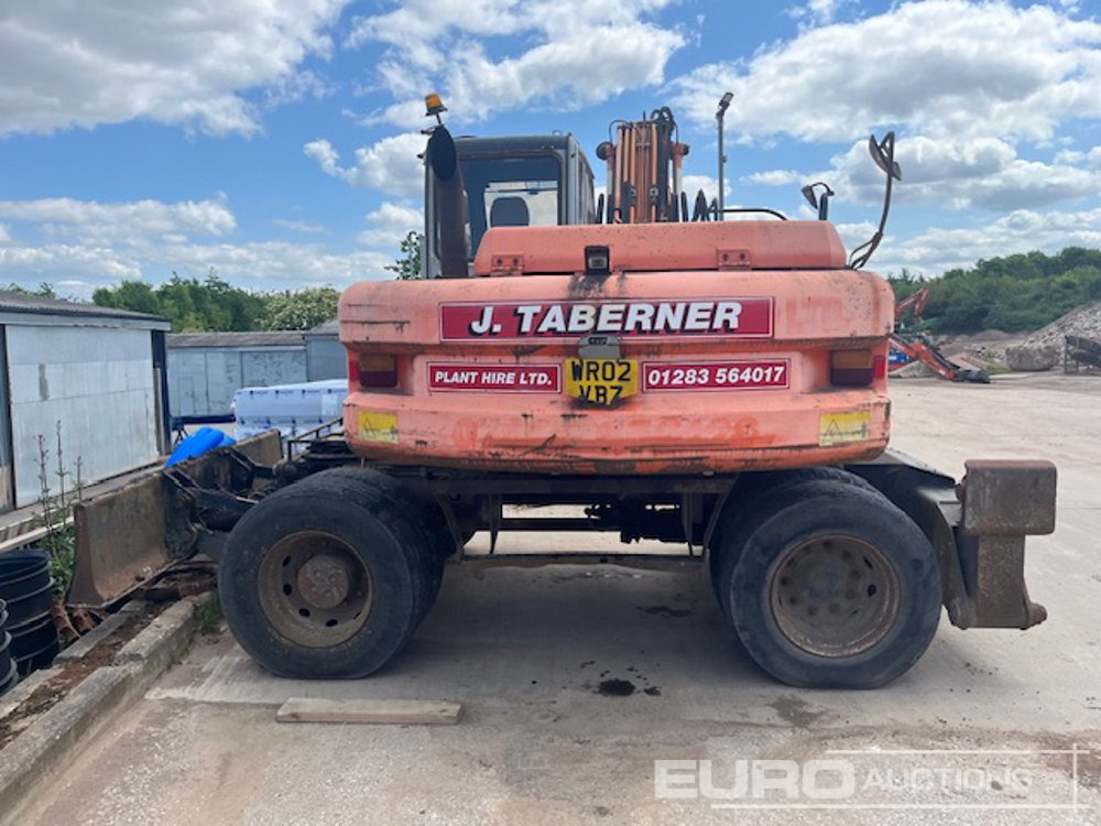 2002 Fiat Hitachi EX135W - Grävmaskin på däck: bild 4 2002 Fiat Hitachi EX135W - Grävmaskin på däck: bild 4