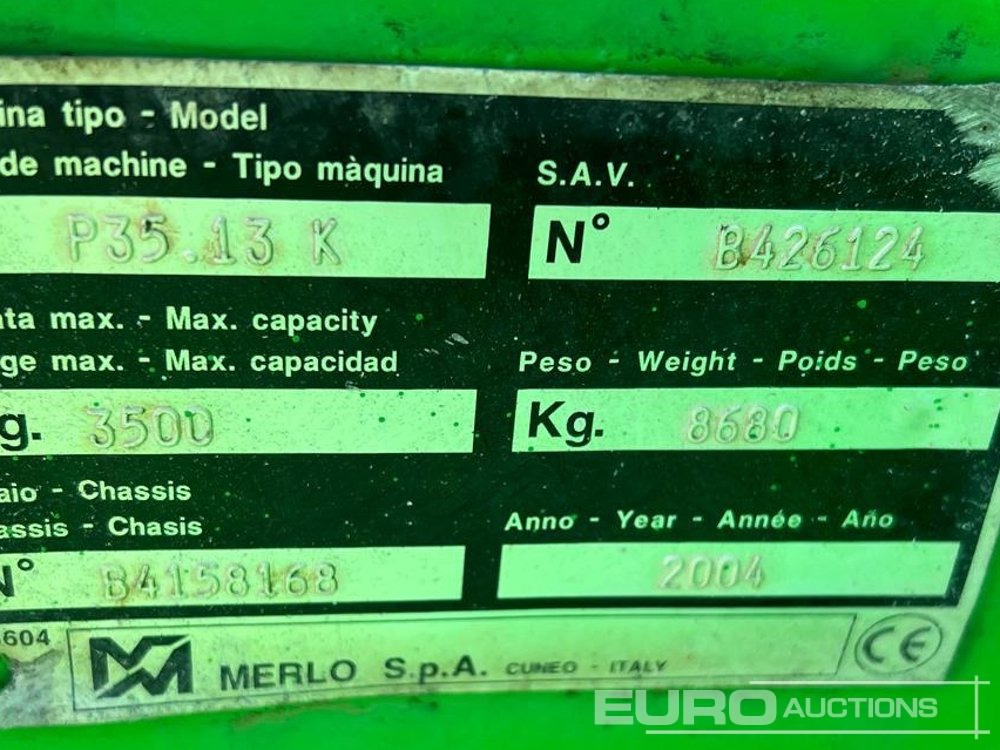 2004 Merlo P35.13 - Teleskoplastar: bild 5 2004 Merlo P35.13 - Teleskoplastar: bild 5