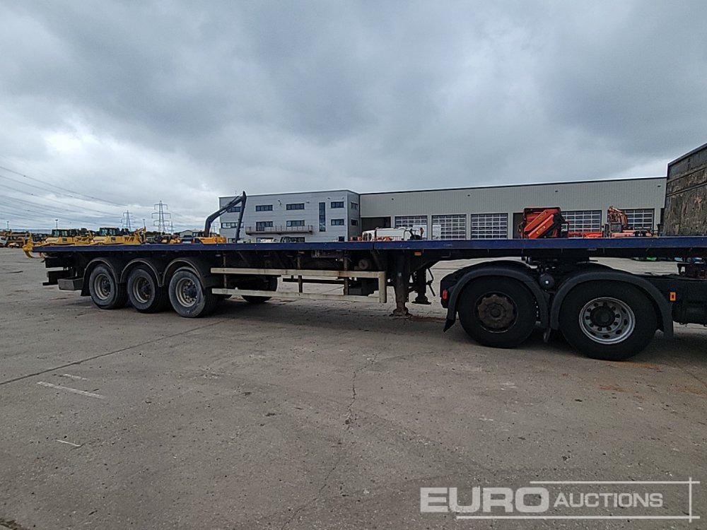 Flaktrailer 2007 SDC Trailer Tri Axle Extendable Flatbed Trailer, Twist Locks, Rear Steer: bild 6