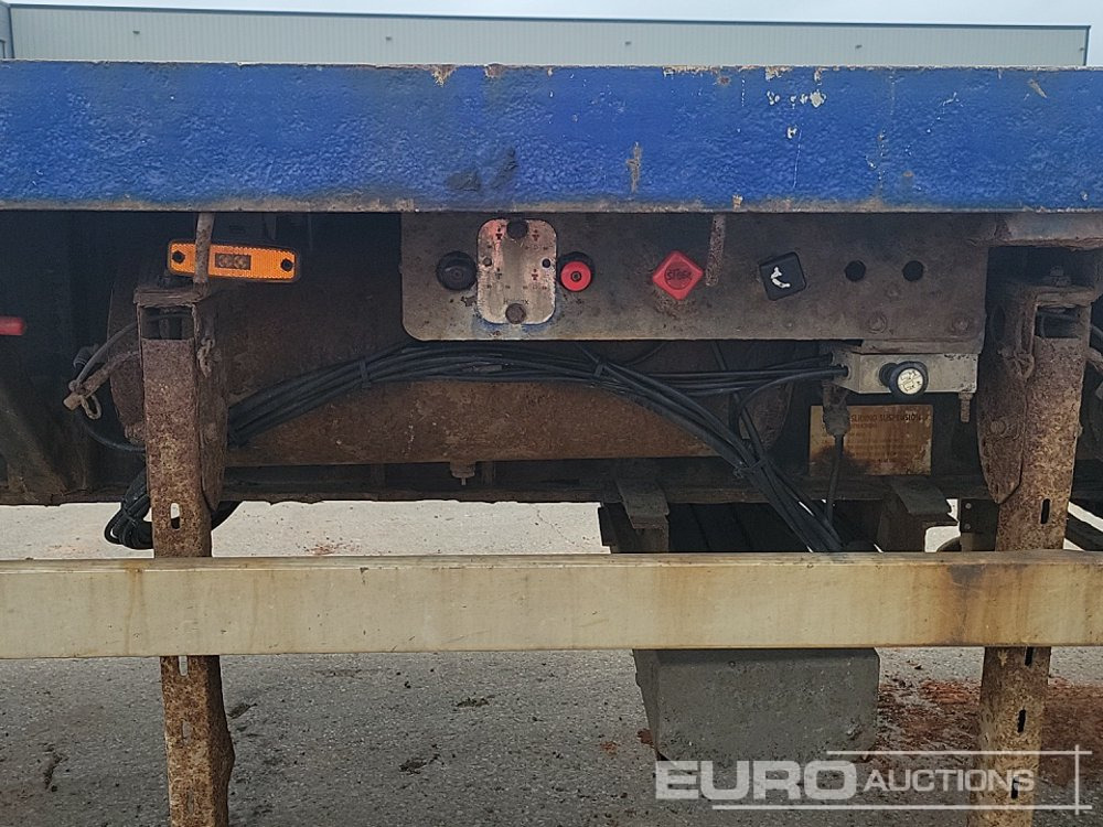 Flaktrailer 2007 SDC Trailer Tri Axle Extendable Flatbed Trailer, Twist Locks, Rear Steer: bild 24