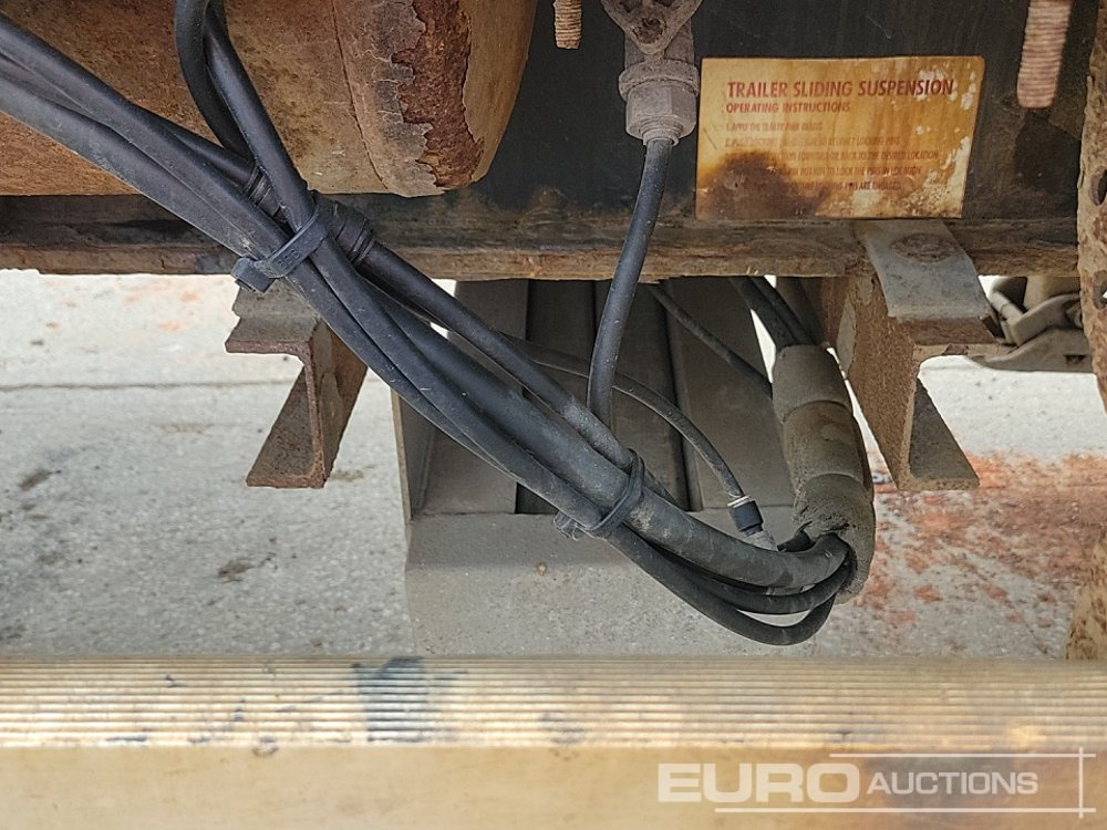 Flaktrailer 2007 SDC Trailer Tri Axle Extendable Flatbed Trailer, Twist Locks, Rear Steer: bild 28