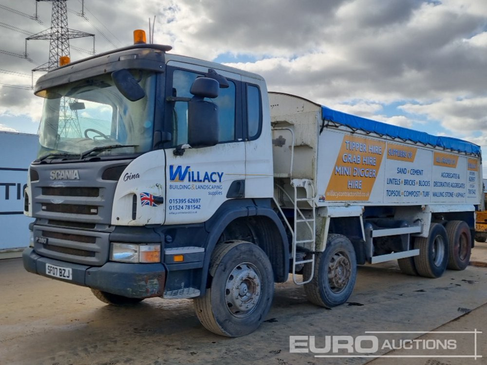 2007 Scania P380 - Tippbil lastbil: bild 1 2007 Scania P380 - Tippbil lastbil: bild 1