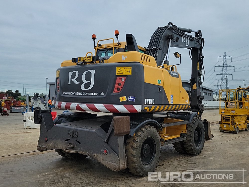 2012 Volvo EW140D - Grävmaskin på däck: bild 5 2012 Volvo EW140D - Grävmaskin på däck: bild 5