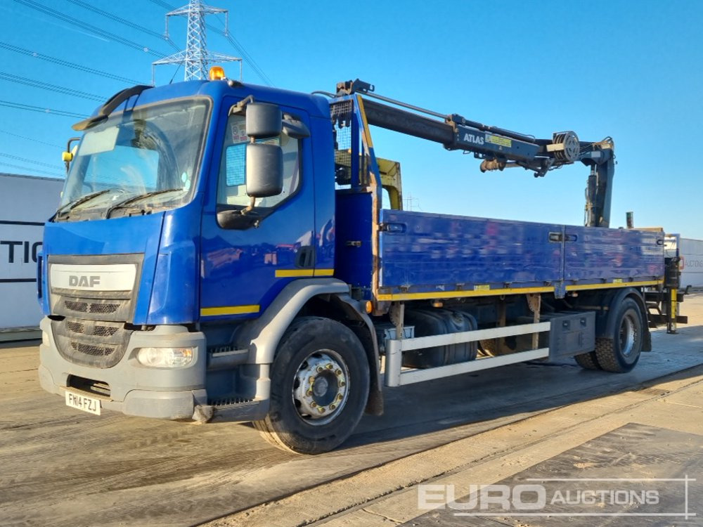2014 DAF LF220 - Flakbil: bild 1 2014 DAF LF220 - Flakbil: bild 1