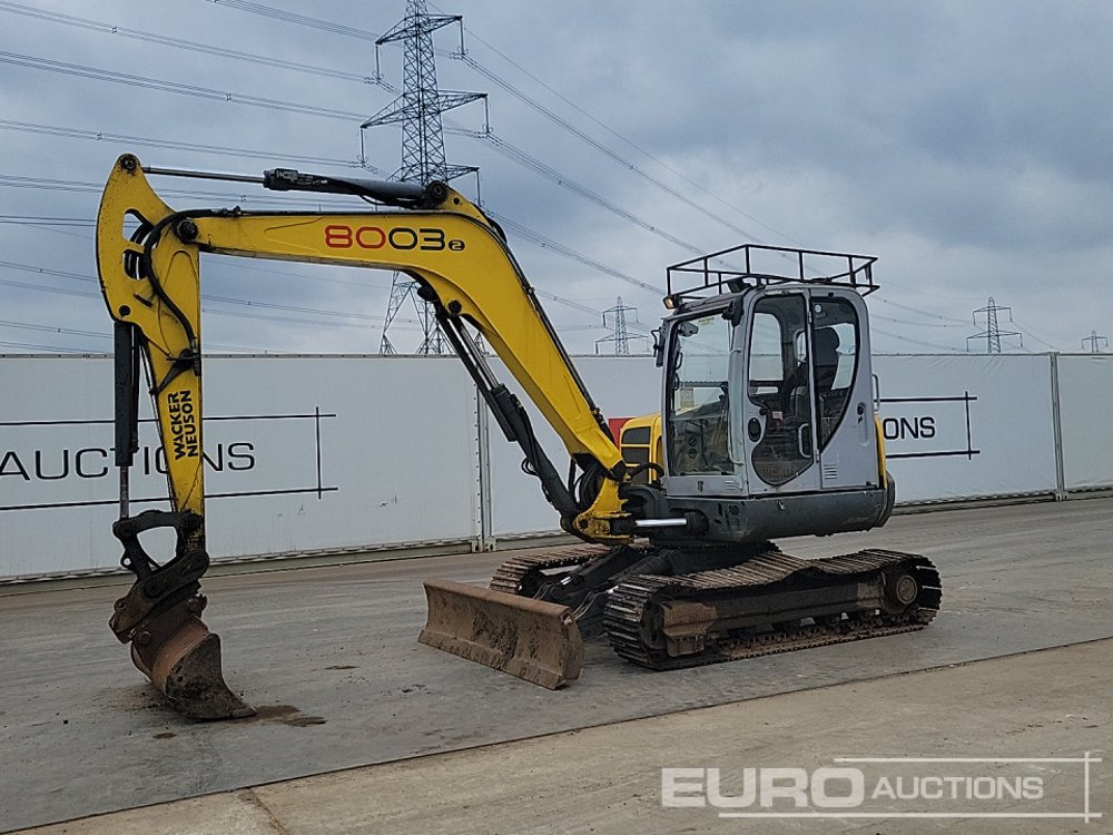 2015 Wacker Neuson 8003 - Minigrävmaskin: bild 1 2015 Wacker Neuson 8003 - Minigrävmaskin: bild 1