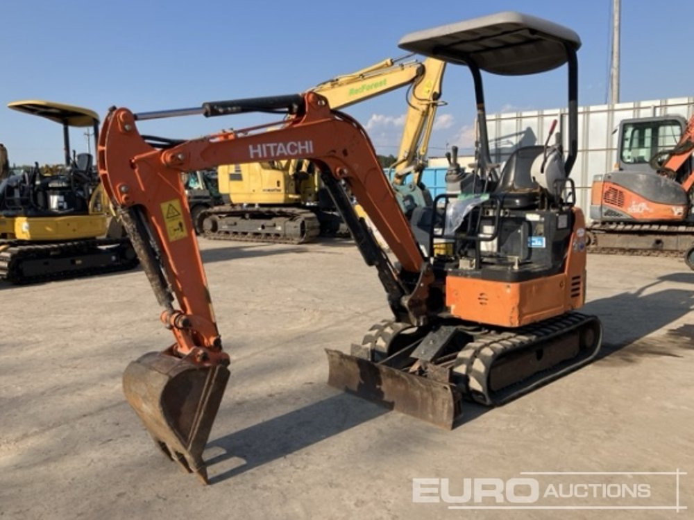 2016 Hitachi ZX17U-5A - Minigrävmaskin: bild 1 2016 Hitachi ZX17U-5A - Minigrävmaskin: bild 1