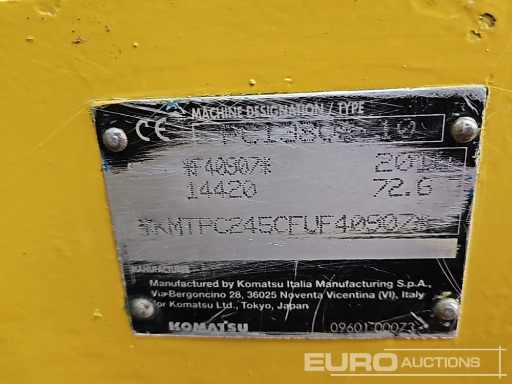 Bandgrävare 2016 Komatsu PC138US-10: bild 46 Bandgrävare 2016 Komatsu PC138US-10: bild 46