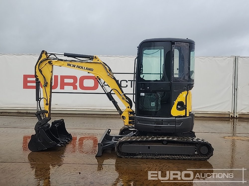 2016 New Holland E29BSR - Minigrävmaskin: bild 2 2016 New Holland E29BSR - Minigrävmaskin: bild 2