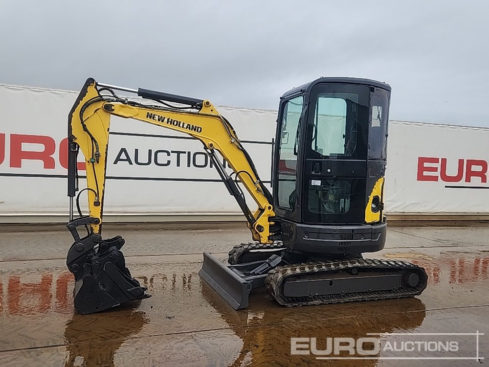 2016 New Holland E29BSR - Minigrävmaskin: bild 1 2016 New Holland E29BSR - Minigrävmaskin: bild 1