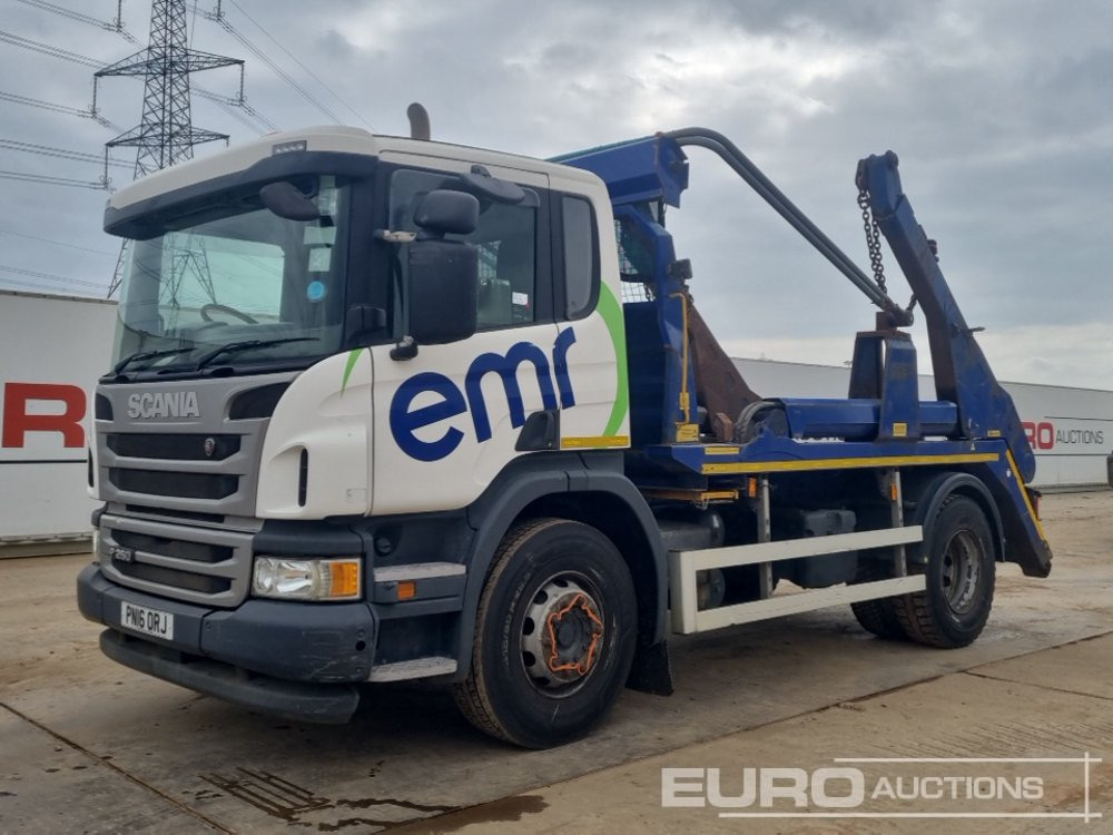2016 Scania P250 - Liftdumper lastbil: bild 1 2016 Scania P250 - Liftdumper lastbil: bild 1