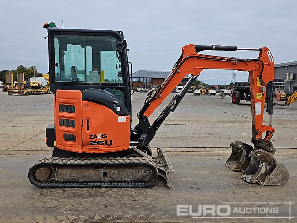 Minigrävmaskin 2017 Hitachi ZX26U-5A CR: bild 6