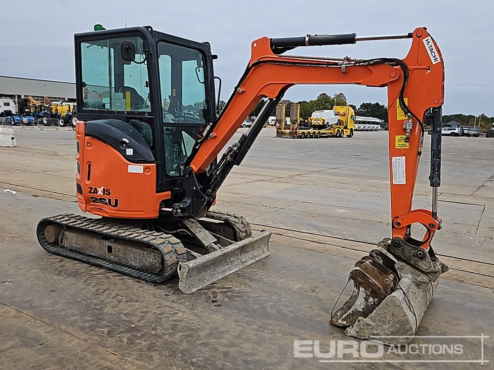 Minigrävmaskin 2017 Hitachi ZX26U-5A CR: bild 7