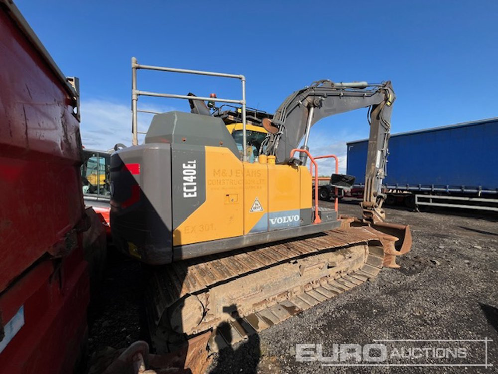 2018 Volvo EC140EL - Bandgrävare: bild 5 2018 Volvo EC140EL - Bandgrävare: bild 5