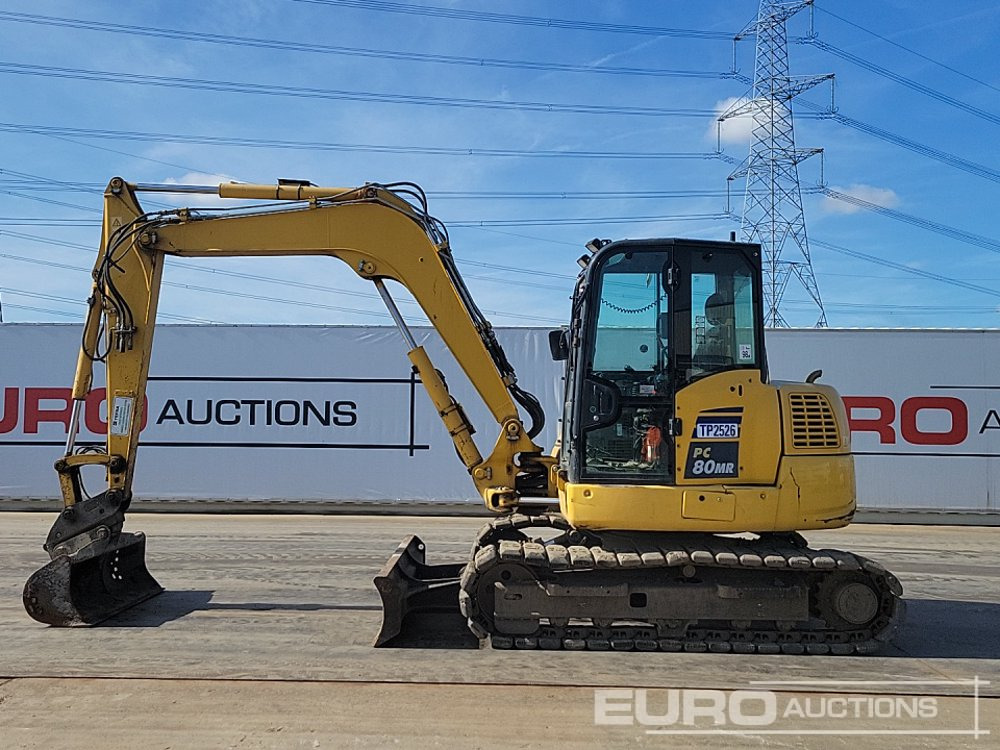 2019 Komatsu PC80MR-5 - Minigrävmaskin: bild 2 2019 Komatsu PC80MR-5 - Minigrävmaskin: bild 2