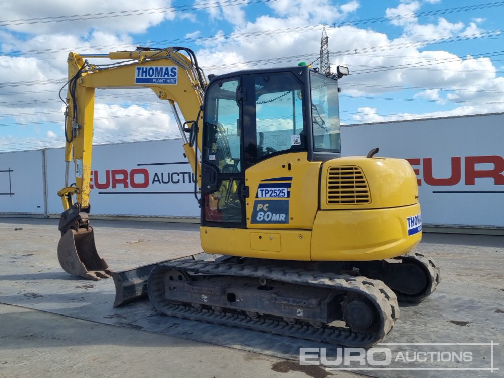 2019 Komatsu PC80MR-5 - Minigrävmaskin: bild 3 2019 Komatsu PC80MR-5 - Minigrävmaskin: bild 3