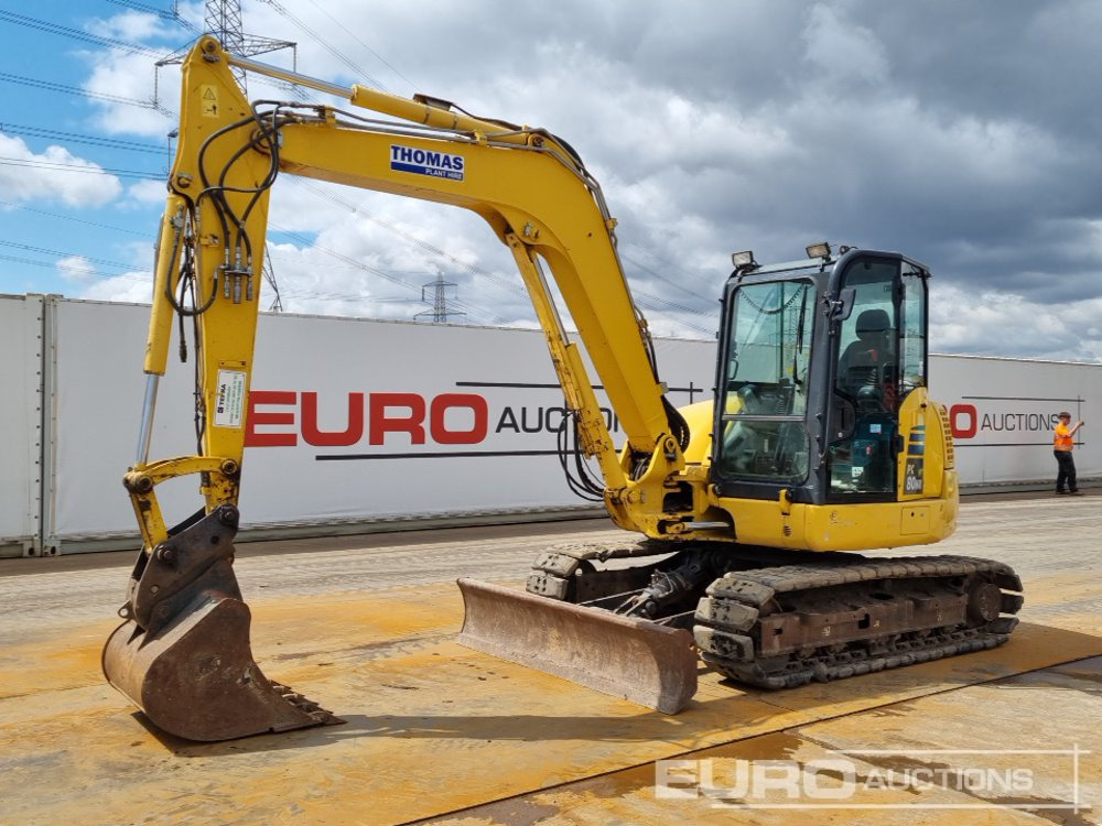 2019 Komatsu PC80MR-5 - Minigrävmaskin: bild 1 2019 Komatsu PC80MR-5 - Minigrävmaskin: bild 1