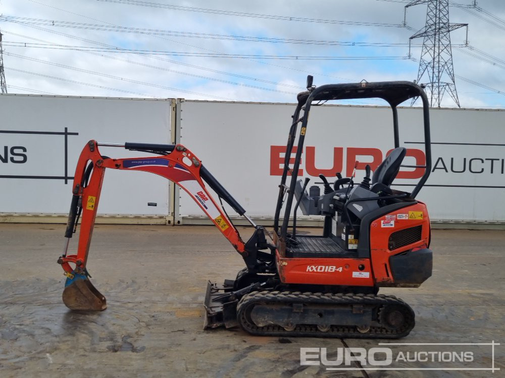 2019 Kubota KX018-4 - Minigrävmaskin: bild 2 2019 Kubota KX018-4 - Minigrävmaskin: bild 2