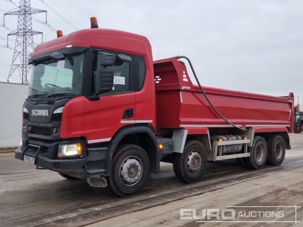 2019 Scania P410XT - Tippbil lastbil: bild 1 2019 Scania P410XT - Tippbil lastbil: bild 1