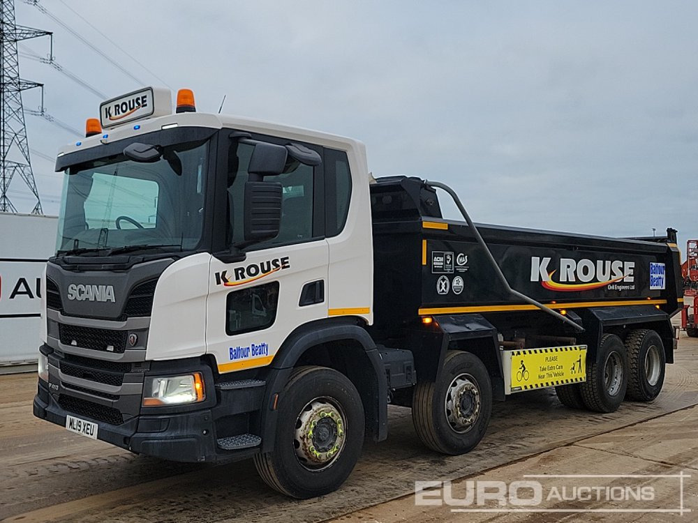 2019 Scania P410XT - Tippbil lastbil: bild 1 2019 Scania P410XT - Tippbil lastbil: bild 1
