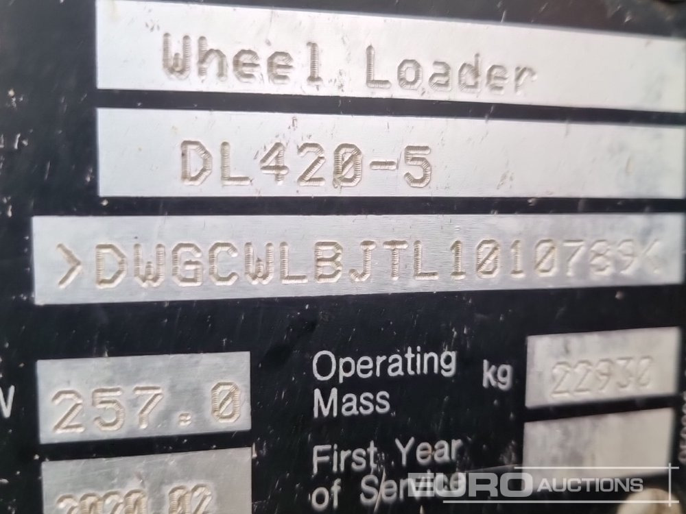 Hjullastare 2020 Doosan DL420-5: bild 45