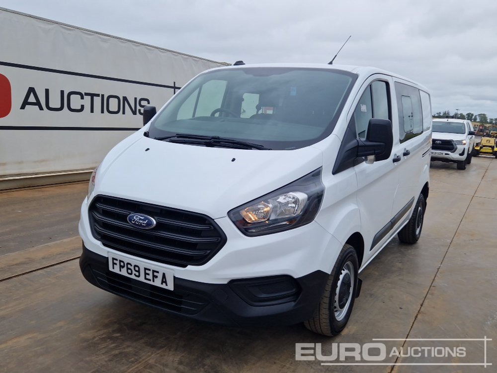 2020 Ford Transit Custom 300 - Dubbelhytt transportbil: bild 1 2020 Ford Transit Custom 300 - Dubbelhytt transportbil: bild 1