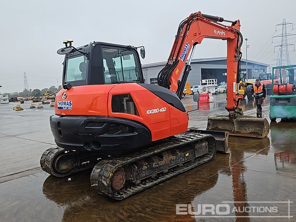 2020 Kubota KX080-4A2 - Minigrävmaskin: bild 5 2020 Kubota KX080-4A2 - Minigrävmaskin: bild 5