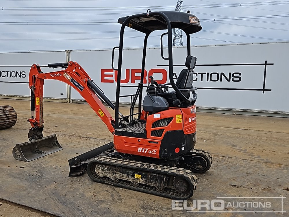 2020 Kubota U17-3A - Minigrävmaskin: bild 3 2020 Kubota U17-3A - Minigrävmaskin: bild 3
