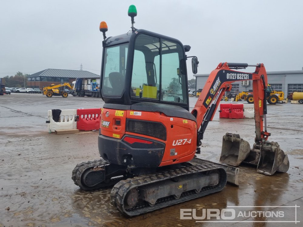 2020 Kubota U27-4 - Minigrävmaskin: bild 5 2020 Kubota U27-4 - Minigrävmaskin: bild 5