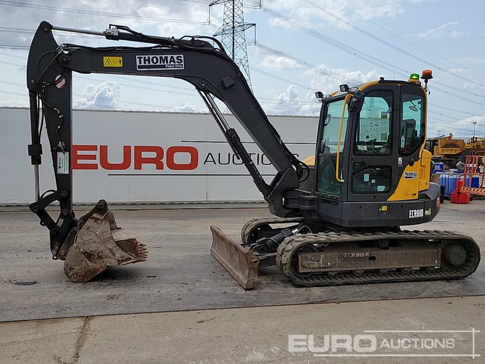 2021 Volvo ECR88D - Minigrävmaskin: bild 2 2021 Volvo ECR88D - Minigrävmaskin: bild 2