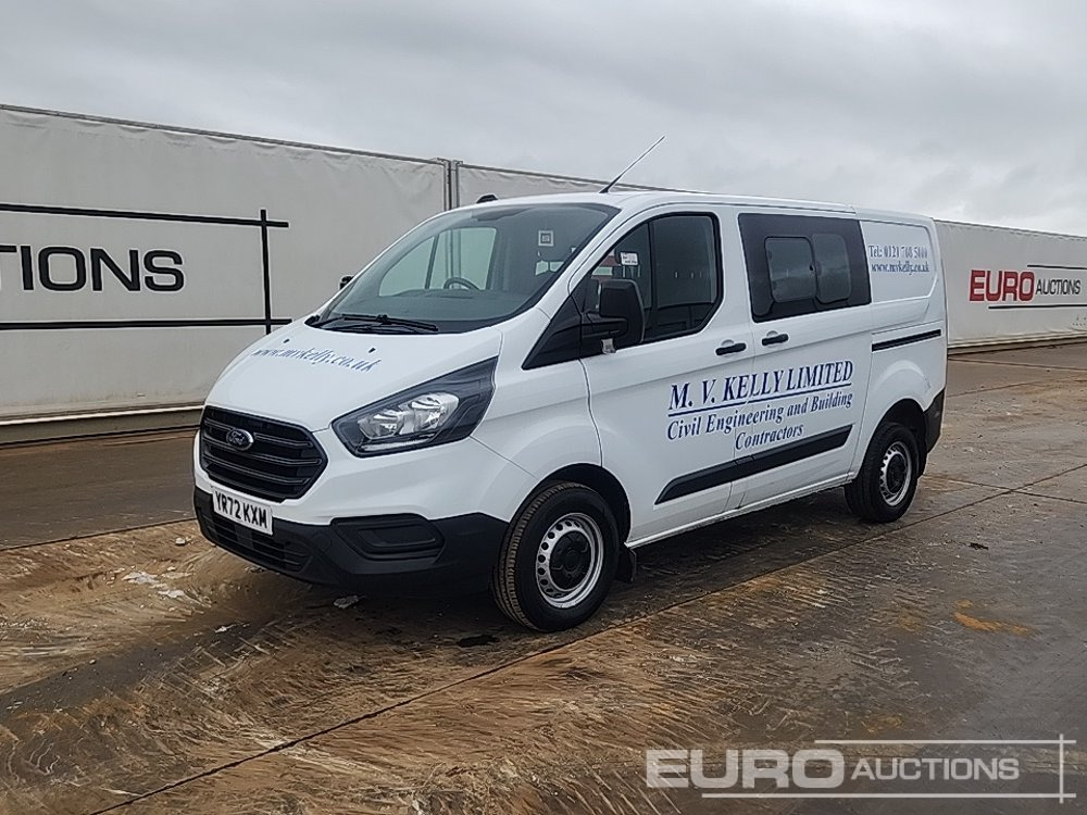 2022 Ford Transit Custom 300 - Dubbelhytt transportbil: bild 1 2022 Ford Transit Custom 300 - Dubbelhytt transportbil: bild 1