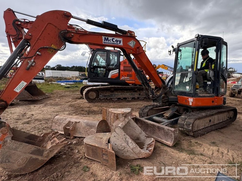 2022 Hitachi ZX48U-6 CLR - Minigrävmaskin: bild 1 2022 Hitachi ZX48U-6 CLR - Minigrävmaskin: bild 1