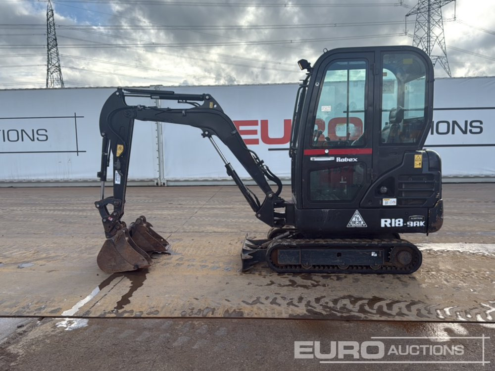 2022 Hyundai R18-9AK - Minigrävmaskin: bild 2 2022 Hyundai R18-9AK - Minigrävmaskin: bild 2
