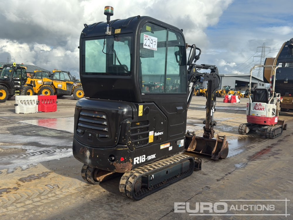 2022 Hyundai R18-9AK - Minigrävmaskin: bild 5 2022 Hyundai R18-9AK - Minigrävmaskin: bild 5