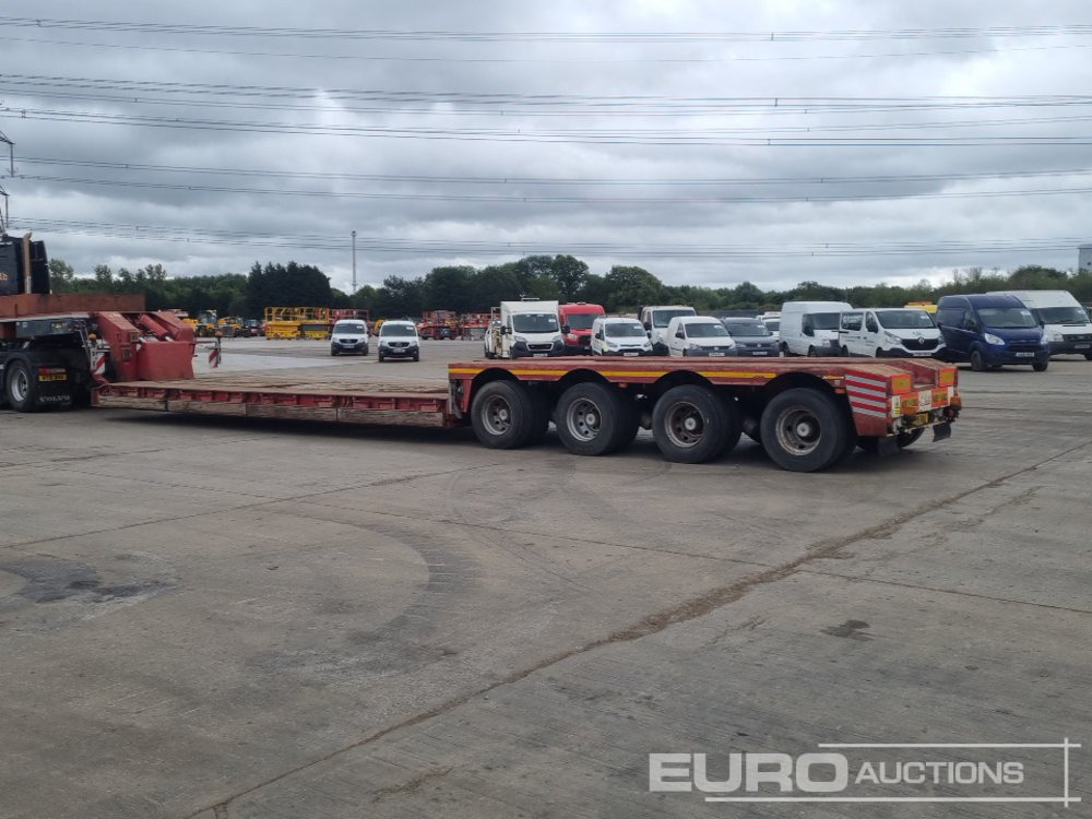 4 Axle Drop Neck Low Loader Trailer, Power Steer, 3" Pin - Låg lastare semitrailer: bild 3 4 Axle Drop Neck Low Loader Trailer, Power Steer, 3" Pin - Låg lastare semitrailer: bild 3