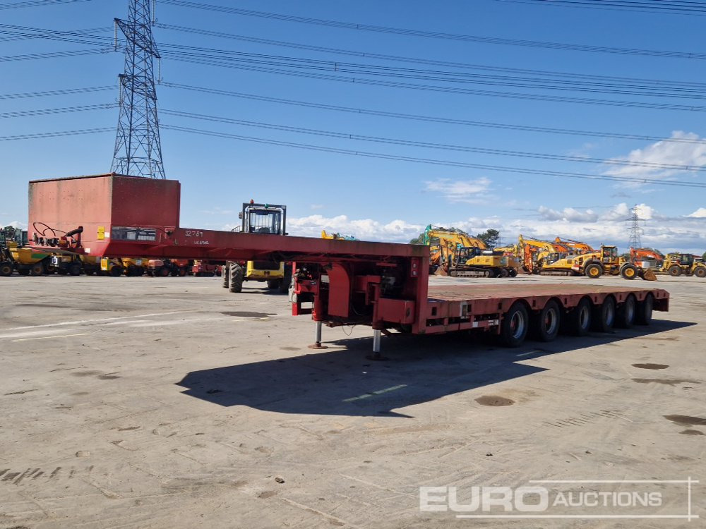 ES-GE 6 Axle Step Frame Extendable Low Loader Trailer, 4 Axle Steer, Air Brakes, Auto Lube - Låg lastare semitrailer: bild 1 ES-GE 6 Axle Step Frame Extendable Low Loader Trailer, 4 Axle Steer, Air Brakes, Auto Lube - Låg lastare semitrailer: bild 1