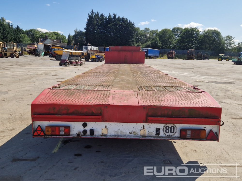 ES-GE 6 Axle Step Frame Extendable Low Loader Trailer, 4 Axle Steer, Air Brakes, Auto Lube - Låg lastare semitrailer: bild 4 ES-GE 6 Axle Step Frame Extendable Low Loader Trailer, 4 Axle Steer, Air Brakes, Auto Lube - Låg lastare semitrailer: bild 4