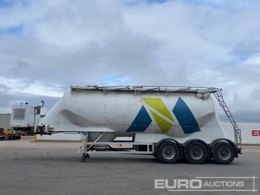 Feldbinder Tri Axle Cement Trailer, BPW Axles - Tanktrailer: bild 2 Feldbinder Tri Axle Cement Trailer, BPW Axles - Tanktrailer: bild 2
