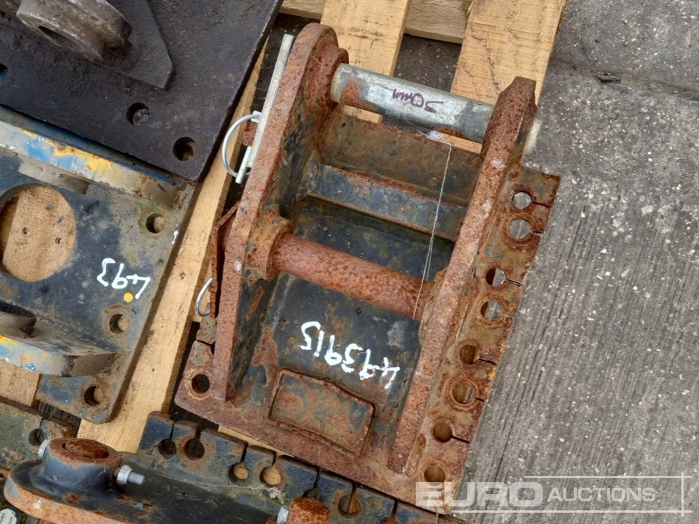 Hydraulisk hammare Headstock 30-35mm Pin to suit Mini Excavator (5 of): bild 10