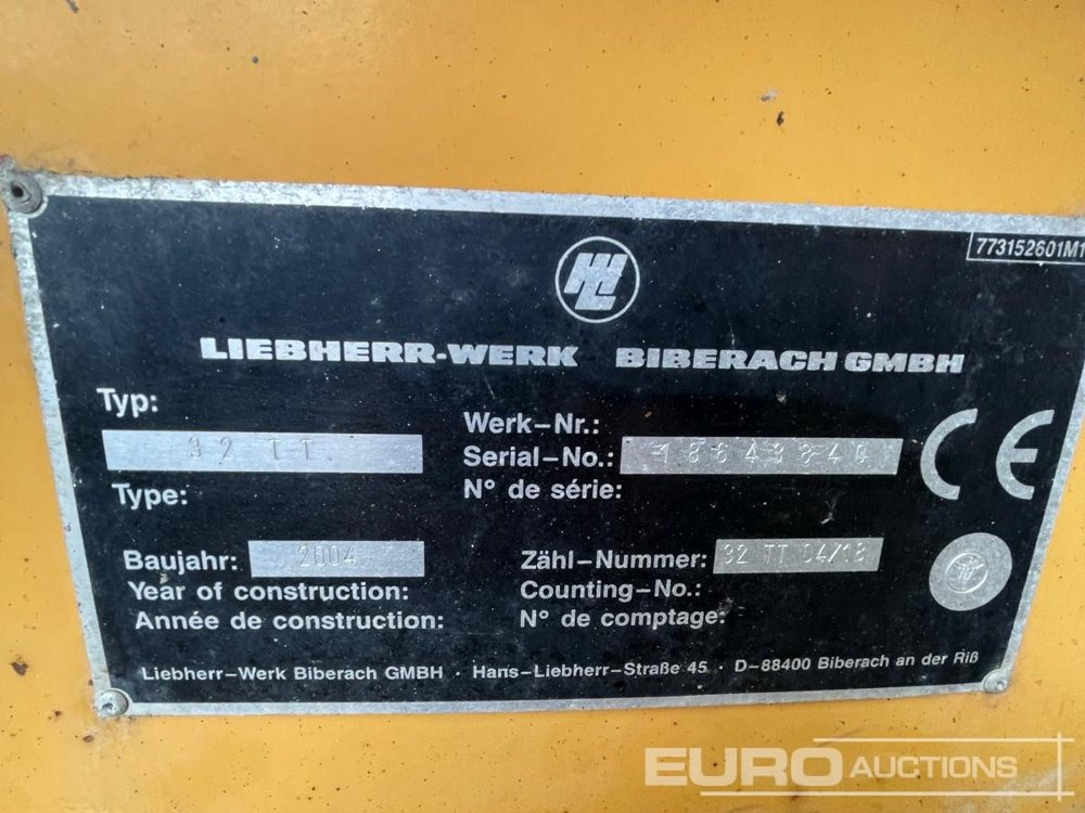 Liebherr 32TT - Självresande tornkran: bild 4 Liebherr 32TT - Självresande tornkran: bild 4