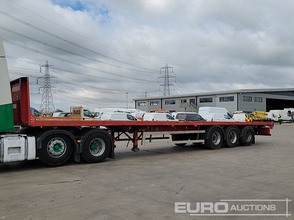 Montracon Tri Axle Flatbed Trailer - Flaktrailer: bild 1 Montracon Tri Axle Flatbed Trailer - Flaktrailer: bild 1